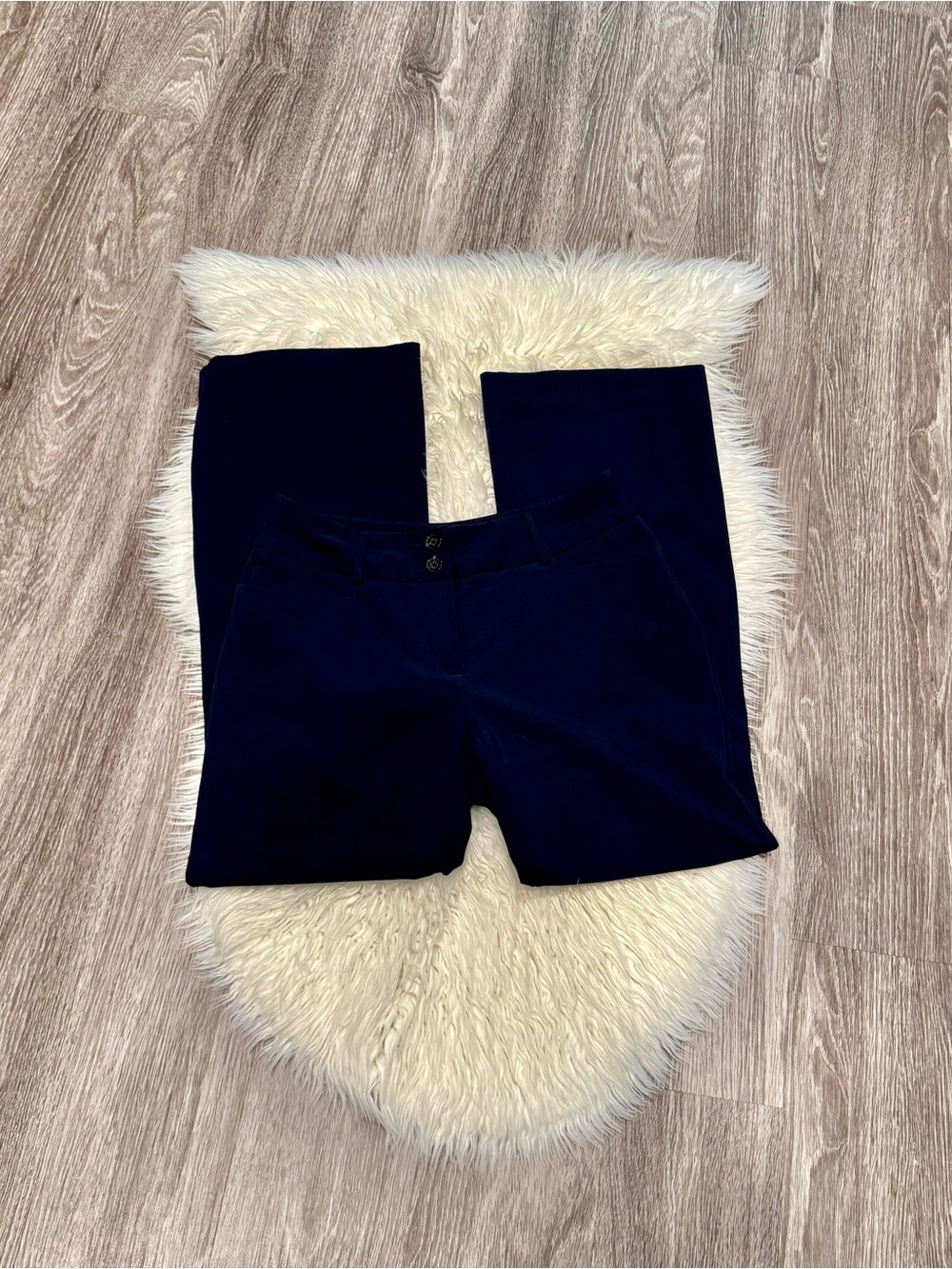 Alfani Petite Navy Work Pants Size 4P